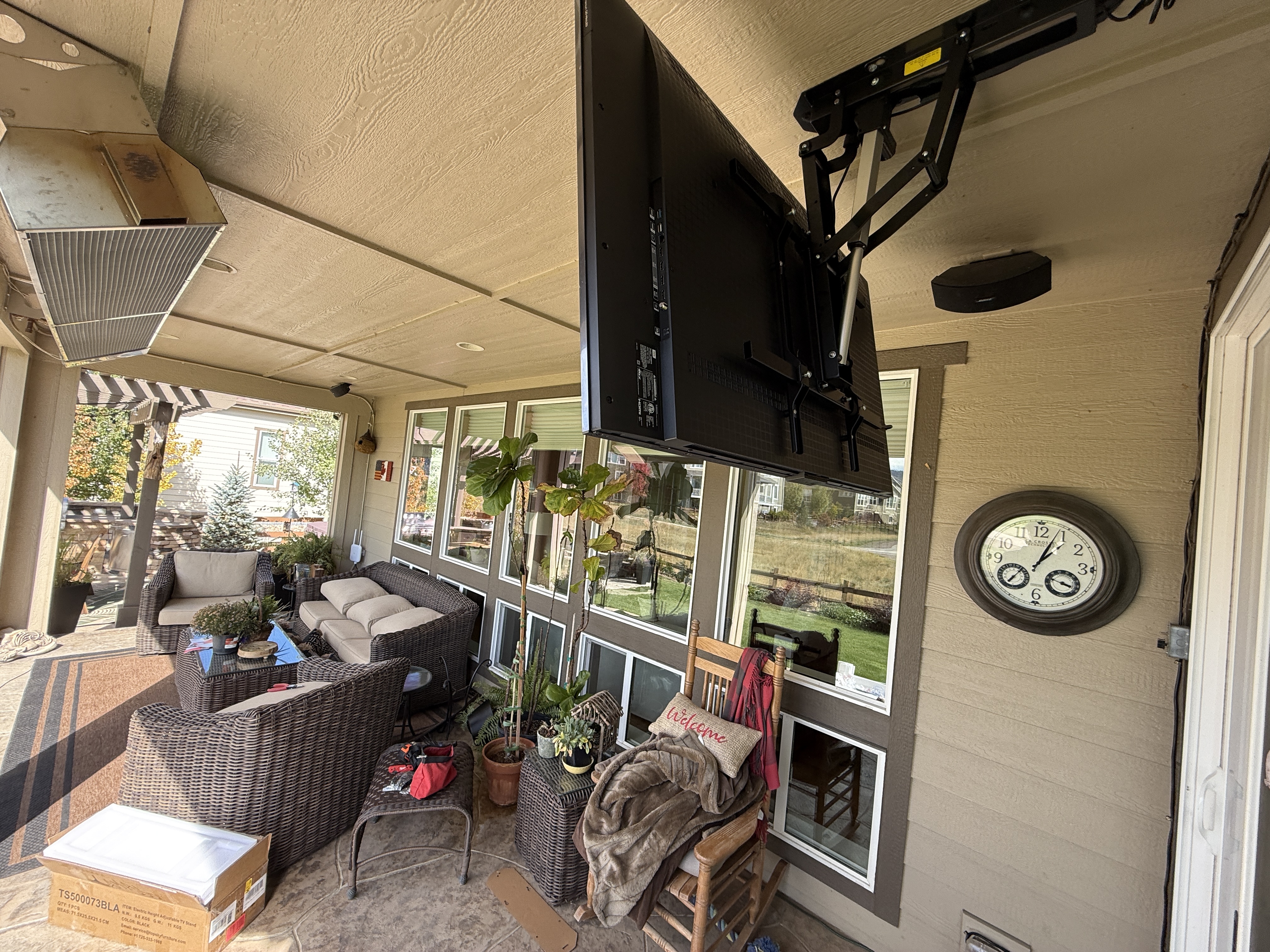 Patio Retractable TV