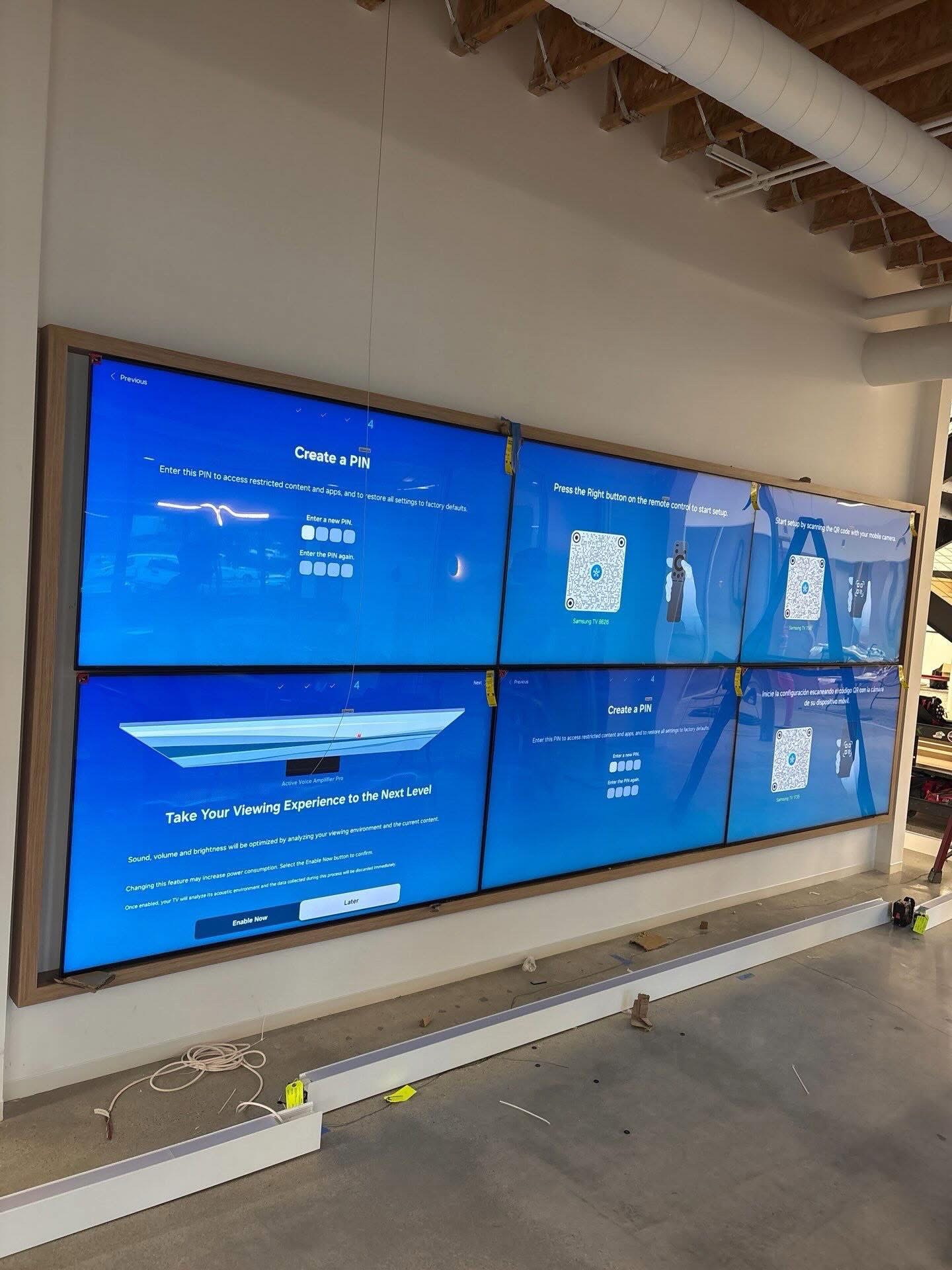 TV Matrix Wall